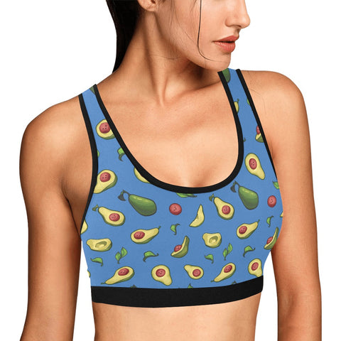 Happy-Avocado-Womens-Bralette-Blue-Model-Side-View