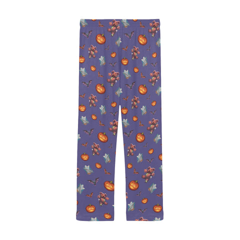 Halloween-Mens-Pajama-Purple-Back-View