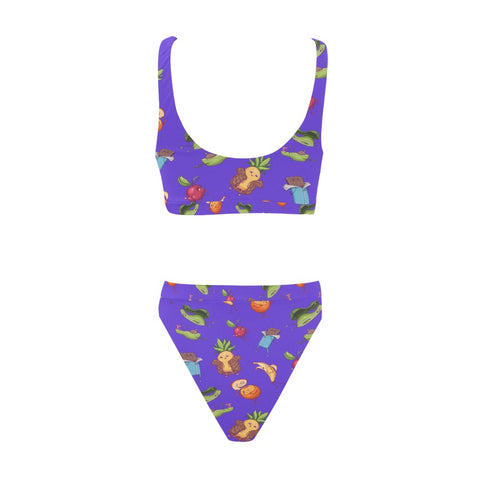 Flirty Fruit Two Piece Bikini Swimsuit