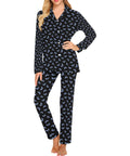 Butterfly-Women's-Pajama-Set-Front-View