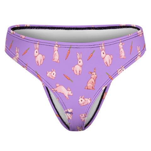 Bunny-Womens-Thong-Lavender-Product-Front-View