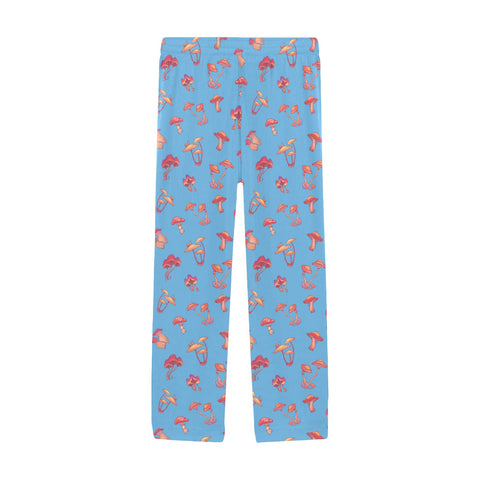 Mushroom-Mens-Pajama-Sky-Blue-Front-View