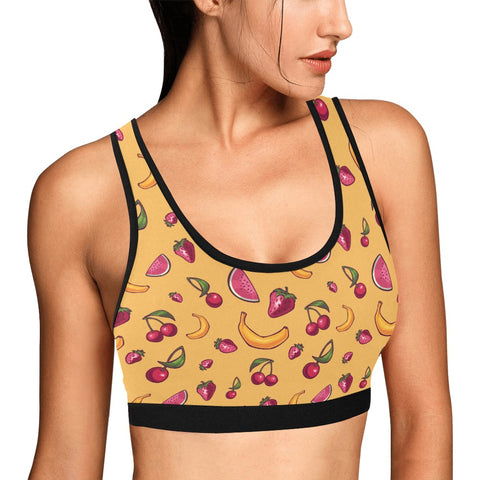 Fruit-Punch-Womens-Bralette-Yellow-Model-Side-View