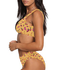 Fruit-Punch-Womens-Bikini-Set-Yellow-Model-Side-View