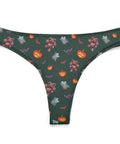Halloween-Womens-Thong-Dark-Green-Product-Front-View