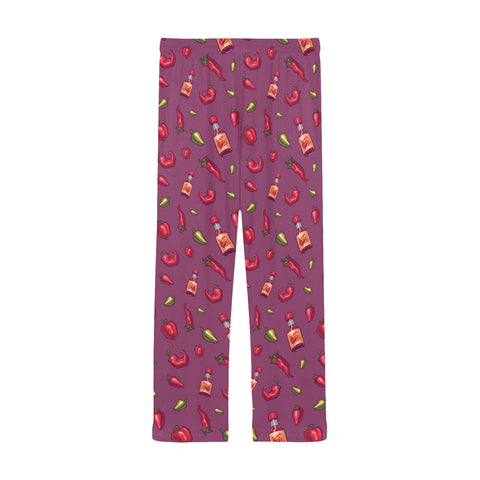 Spicy-Mens-Pajama-Magenta-Back-View