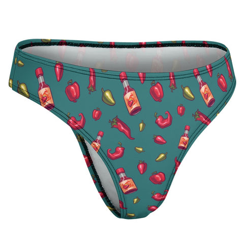 Spicy-Womens-Thong-Teal-Product-Side-View