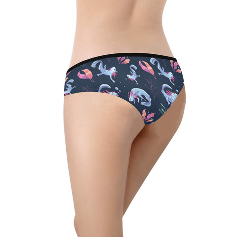 Axolotl-Womens-Hipster-Underwear-Grey-Blue-Model-Back-View