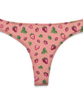 Strawberry-Women's-Thong-Coral-Product-Front-View