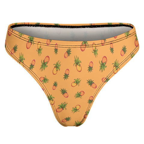 Pineapple-Womens-Thong-Orange-Product-Back-View