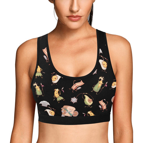 Food Fight Women's Bralette