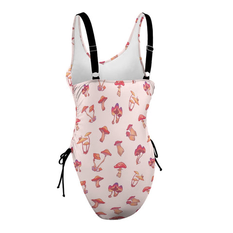 Mushroom-Womens-One-Piece-Swimsuit-Baby-Pink-Product-Side-View