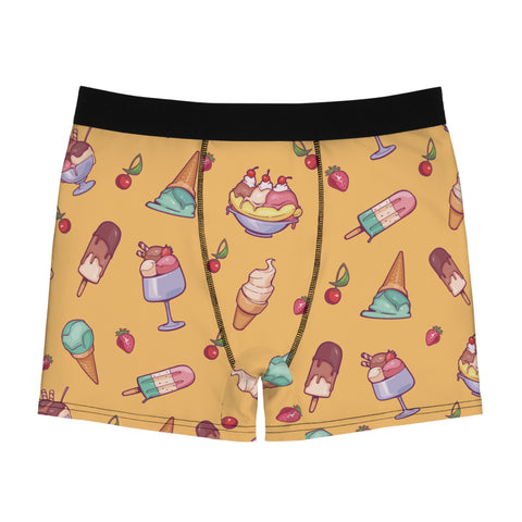 Banana-Split-Mens-Boxer-Briefs-Light-Orange-Front-View