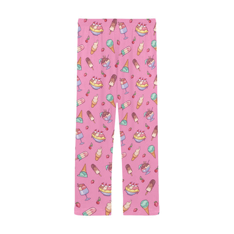 Banana-Split-Mens-Pajama-Hot-Pink-Back-View