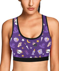 Witch-Core-Womens-Bralette-Purple-Model-Front-View