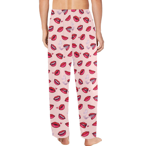 Fatal-Attraction-Mens-Pajama-Light-Pink-Model-Back-View