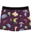 Conspiracy-Theory-Mens-Boxer-Briefs-Eggplant-Front-View