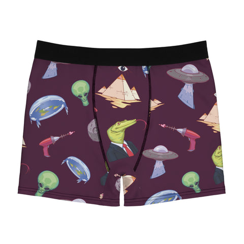 Conspiracy-Theory-Mens-Boxer-Briefs-Eggplant-Front-View