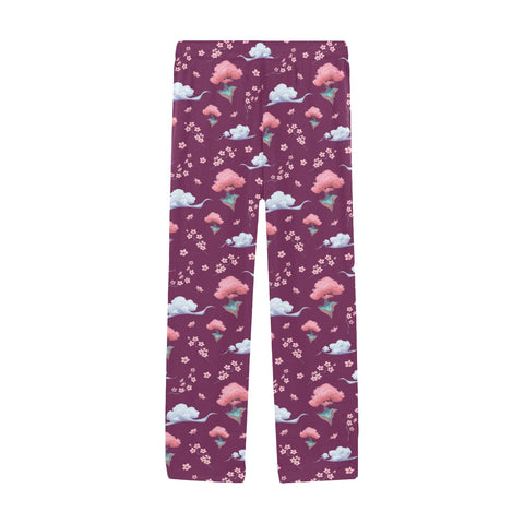 Sakura-Tree-Mens-Pajama-Magenta-Front-View