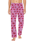 Fatal-Attraction-Mens-Pajama-Hot-Pink-Model-Front-View