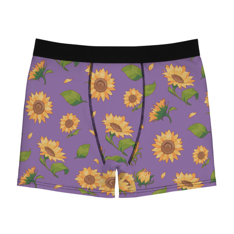 Sunflower-Men's -Boxer-Briefs-Lavender-Front-View