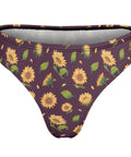 Sunflower-Womens-Thong-Dark-Purple-Product-Back-View