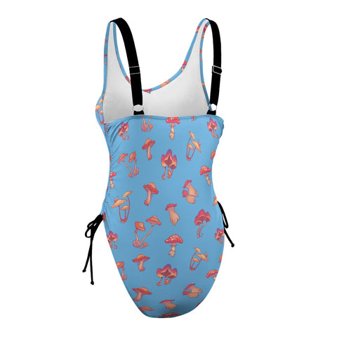 Mushroom-Womens-One-Piece-Swimsuit-Sky-Blue-Product-Side-View