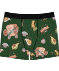 Food-Fight-Mens-Boxer-Briefs-Forest-Green-Front-View