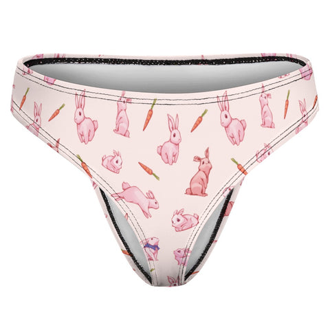 Bunny-Womens-Thong-Light-Pink-Product-Front-View