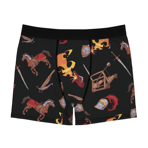 Medieval-Mens-Boxer-Briefs-Black-Product-Front-View