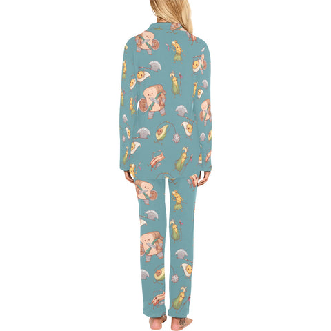 Food Fight Women's Pajama Set