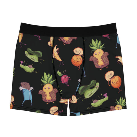 Flirty-Fruit-Mens-Boxer-Briefs-Black-Front-Product-View