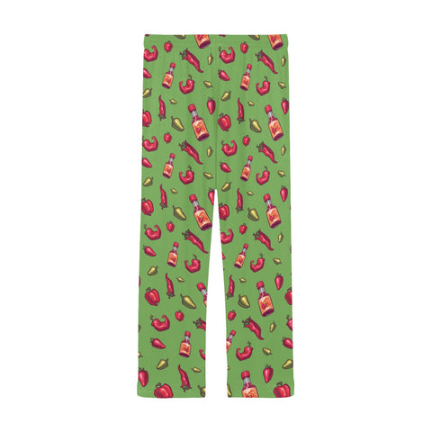 Spicy-Mens-Pajama-Light-Green-Back-View