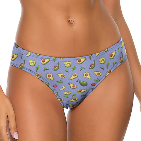 Happy-Avocado-Womens-Thong-Lavender-Model-Front-View