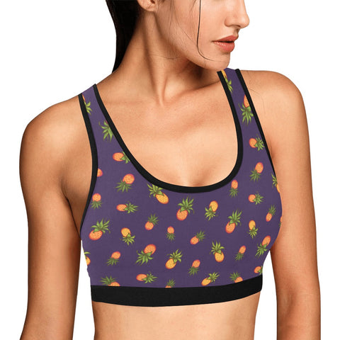 Pineapple-Womens-Bralette-Dark-Purple-Model-Side-View