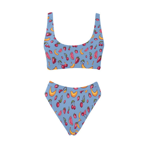 Fruit-Punch-Womens-Bikini-Set-Cornflower-Blue-Front-View