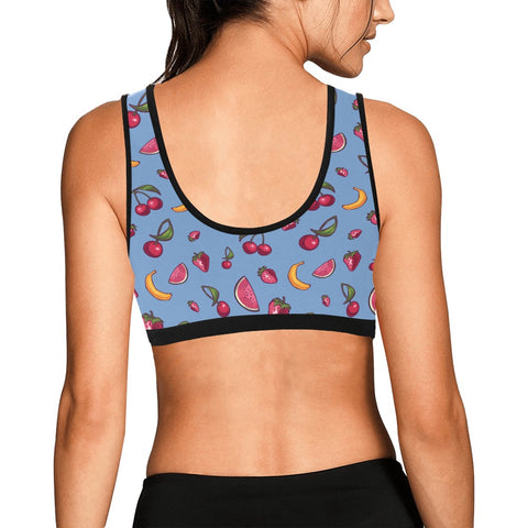Fruit-Punch-Womens-Bralette-Cornflower-Blue-Model-Back-View