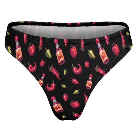 Spicy-Womens-Thong-Black-Product-Back-View