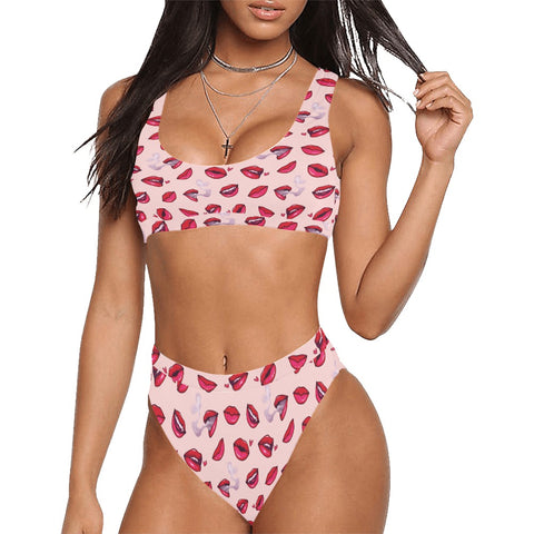 Fatal-Attraction-Womens-Bikini-Set-Light-Pink-Model-Front-View