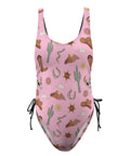 Country-Women's-One-Piece-Swimsuit-Pink-Product-Front-View