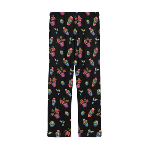 House-Plant-Mens-Pajama-Black-Back-View