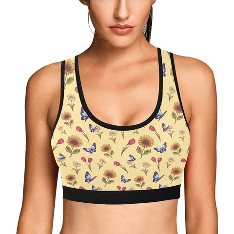 Summer-Garden-Womens-Bralette-Light-Yellow-Model-Front-View
