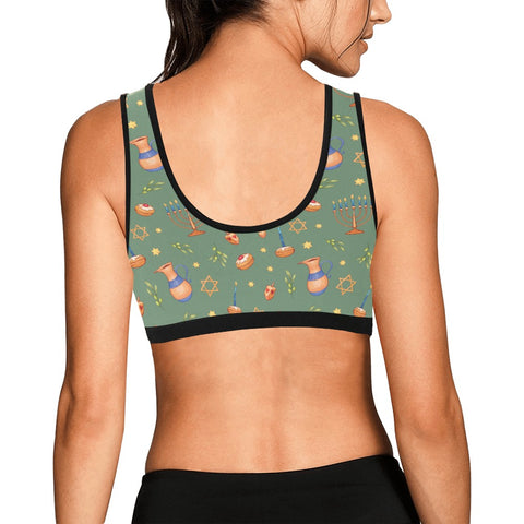 Hanukkah-Womens-Bralette-Sea-Green-Model-Back-View