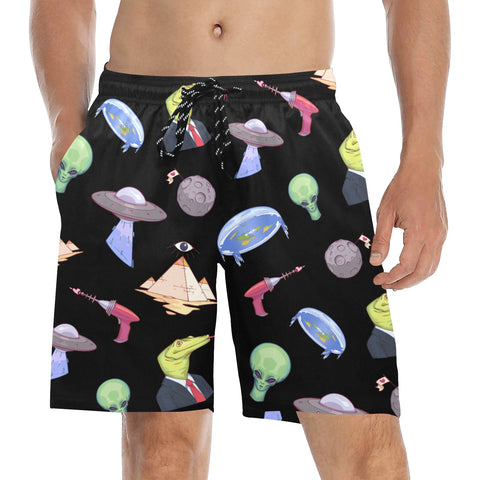 Conspiracy Theory Men's Swim Trunks