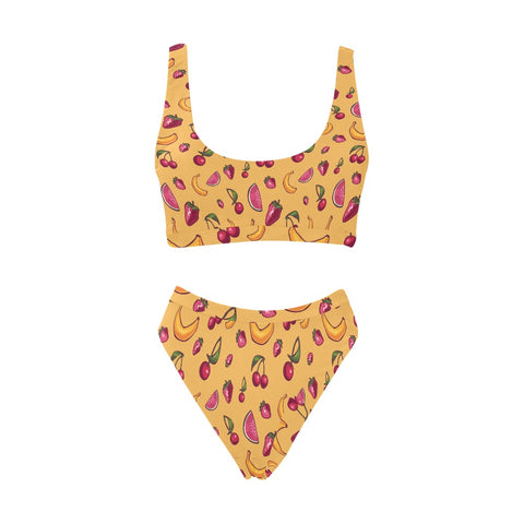 Fruit-Punch-Womens-Bikini-Set-Yellow-Front-View