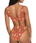 Sunflower-Womens-Bikini-Set-Dark-Orange-Model-Back-View