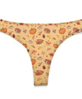Thanks-Giving-Women's-Thong-Yellow-Product-Front-View