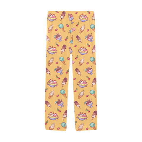 Banana-Split-Mens-Pajama-Yellow-Front-View