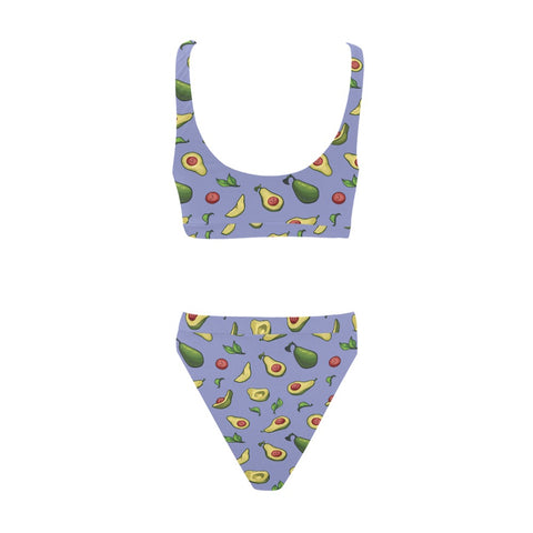 Happy-Avocado-Womens-Bikini-Set-Lavender-Back-View