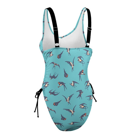 Sparrow-Womens-One-Piece-Swimsuit-Turquoise-Product-Side-View